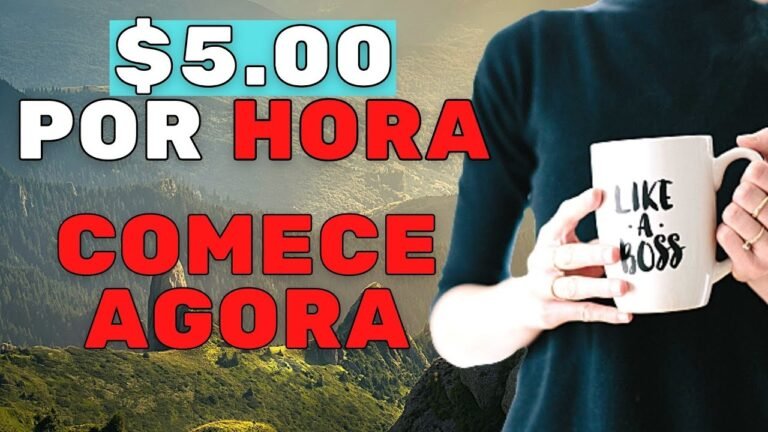 GANHE $5.00 POR HORA COM SITE DE MICROTAREFAS SITE NOVO
