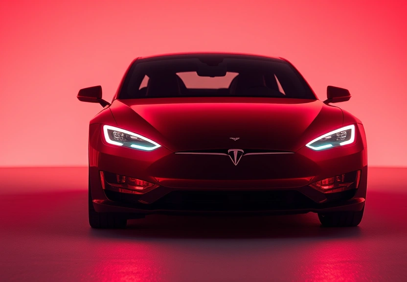 Representação visual de Tesla impone publicidad de Tron: Ares en sus carros sin permiso de los dueños