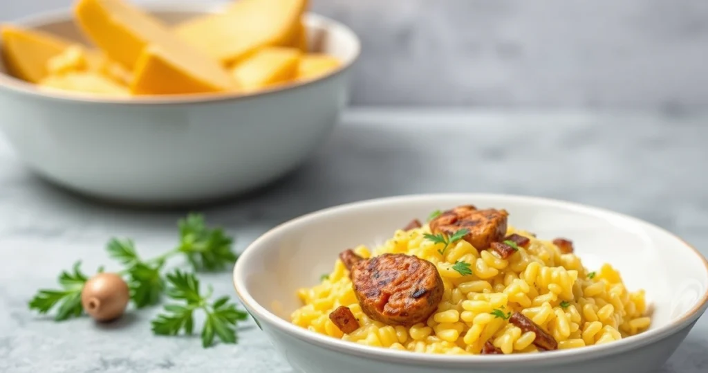 Concurso de Recetas 2025: aprende a preparar risotto de plátano macho con carne seca