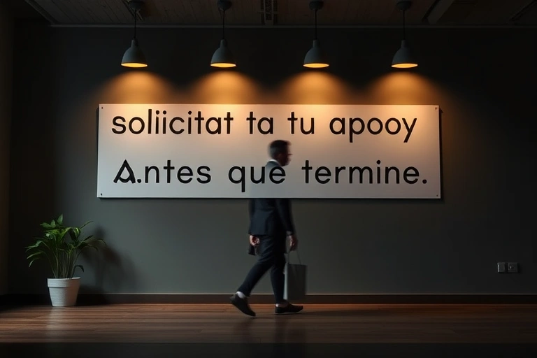 Conceitos visuais relacionados a Solicita tu Apoyo Antes que Termine