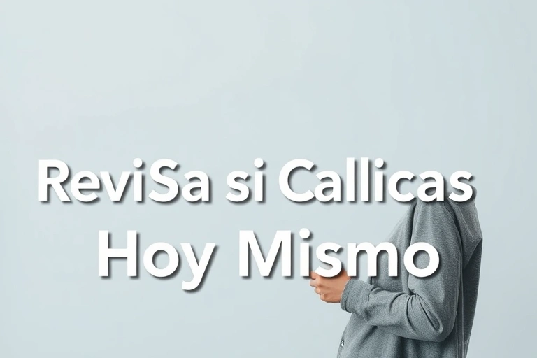 Conceitos visuais relacionados a Revisa si Calificas Hoy Mismo